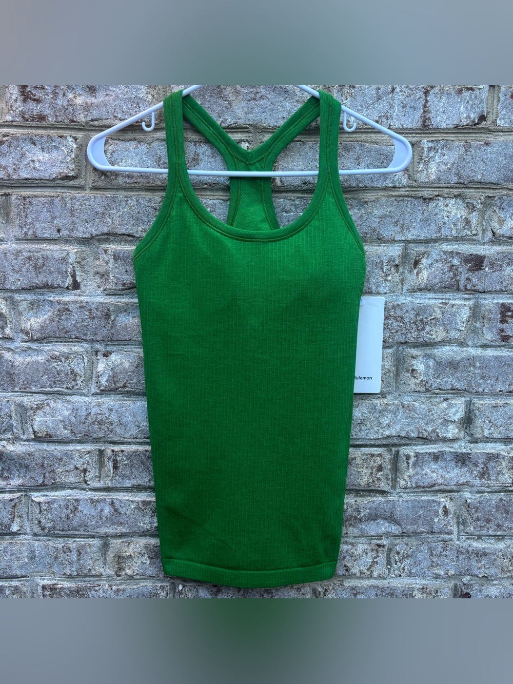 NWT Lululemon Ebb To Street Tank Top In LEON Green Size 6